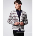 100%Cotton Fashion Clothing Striped Man Sweater Cardigan